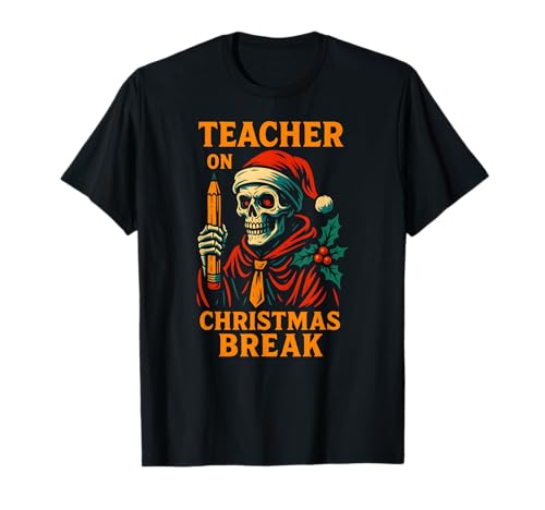 Teacher Christmas Break Fun Woman's Santa School T-Shirt
