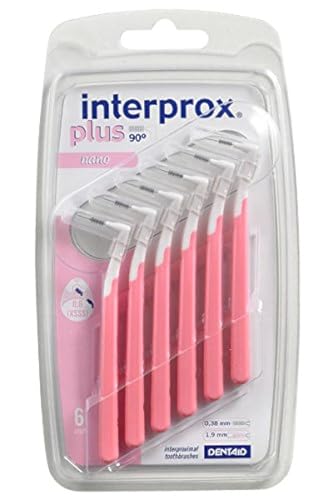 Interprox brosses interdentaires rose nano éliminent la plaque avec précision