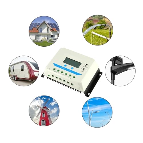 Régulateur de panneau solaire LCD simple et pratique pour abri de jardin - 7