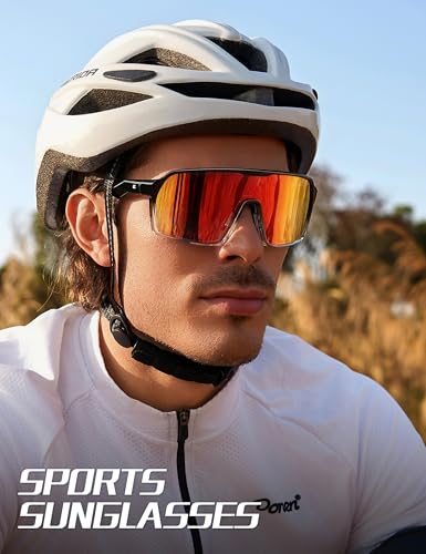Image of BIRCEN Polarized Baseball Sunglasses for Sports: TR90 Lightweight Running Sunglasses Cycling Glasses for Outdoor Runners MTB