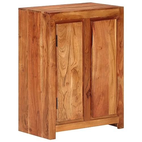 vidaXL Aparador de Madera Maciza de Acacia 55x35x75 cm