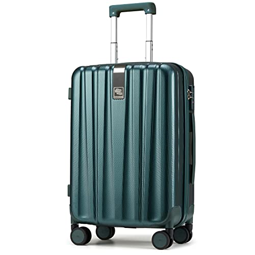 Hanke Upgrade Carry On Luggage 22x14x9 Airline Approved, 20'' Lightweight Hardside Suitcase PC