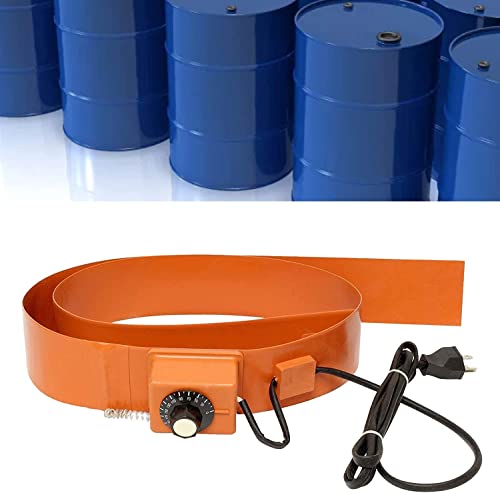 Banda calefactora de cubo con aislamiento térmico y resistencia de silicona para bidones
