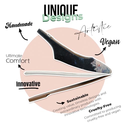 Flats for Women - Vegan Leather and Handmade Pointed Toe Flats for Women4