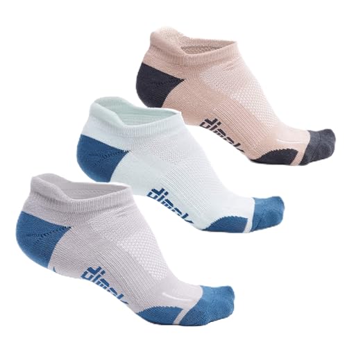 Athletic Running Socks - No Show Wicking Blister Resistant Long Distance Sport Socks for Men and Women