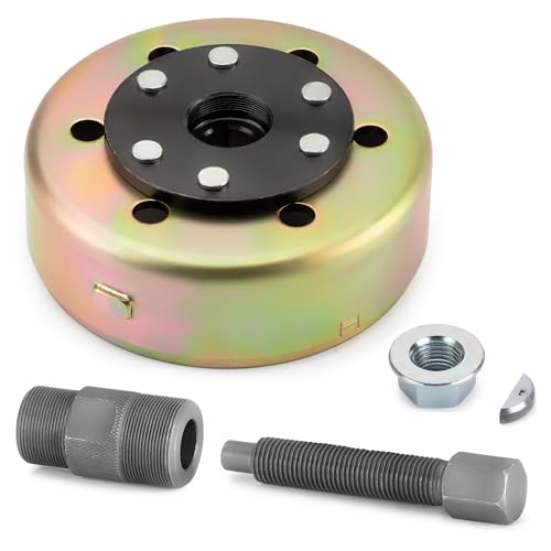 Image of Flywheel Rotor & Flywheel Puller & Woodruff Key Nut for Yamaha Banshee 350 1987-2006