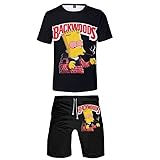 Anime Shirt and Shorts Sets Casual Tshit and Pants Beach Tracksuits Swim Trunks Suit for Men Women
