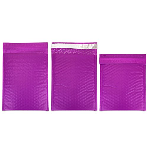 20 -6X9 Purple Poly Bubble Mailers #TOP3