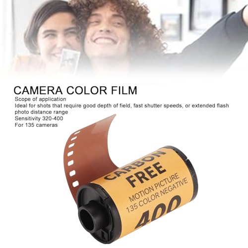 Película fotográfica Asixxsix 400 Color Print 35 mm, 36 exposiciones, formato 135, para cámaras analógicas miniatura 2