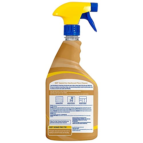 ep Home Pro Quick Dry Hardwood Floor Cleaner - 24 Fl. Oz. - R49906 - Pro Trusted Cleaning Power: Now in Refreshing Scents and Family Friendly Formulas (1) by Zep - Image 3