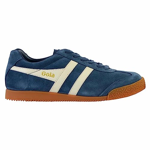 Image of Gola Equipe Suede - Sneakers for Men - Contrasting Wingflash - Heel Return - Durable Cupsole - Low Silhouette