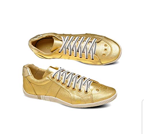 Sapatenis Osk Lona Metalizada Ouro