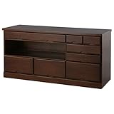 ぼん家具 【完成品】 テレビ台 テレビボード ローボード 幅90cm 32型対応 桐製 ダークブラウン