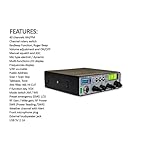 President Walker III FCC AM/FM CB Radio, USB Charging Socket, Roger Beep, Mic Gain, Scan/Scan Skip, 2 Programmable Priority Channels, Talkback Function, Weather Channel, 40 Channels - Image 5