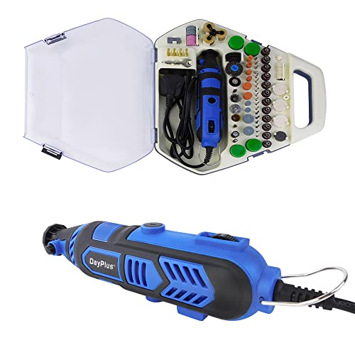 Multifunktionswerkzeug 135W mit 252 Zubehörteilen, Elektrischer Mini Schleifer Rotationswerkzeug, 6 Variable Drehzahl 10.000-32.000 U/min zum Schneiden, Schleifen, Gravieren, Polieren, Reinigen