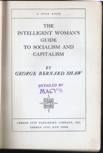 The intelligent woman's guide to socialism and ... B00281ISZS Book Cover