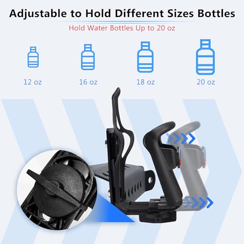 Portavasos Ajustable Lado Izquierdo y Derecho BAKAFOH para Can Am Spyder F3 2015+ miniatura 4
