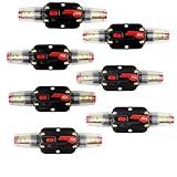 Large utilisation : parfait pour une utilisation dans les camions, camping-cars, bateaux et autres véhicules. Ce disjoncteur est essentiel pour les chargeurs de batterie et les systèmes audio du véhicule, offrant une protection optimale partout où vous en avez besoin.