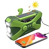 Herramientas de rescate importantes: esta radio solar dispone de funciones de luz de cruce y linterna de bolsillo y también tiene una luz de lectura plegable. En caso de emergencia, también hay función de flash SOS, luz fuerte y agudos para sacarte rápidamente del chasis