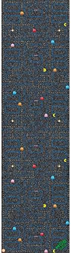 Mob Skateboard Griptape Pac Man Maze Color Ghosts Grip Tape Sheet