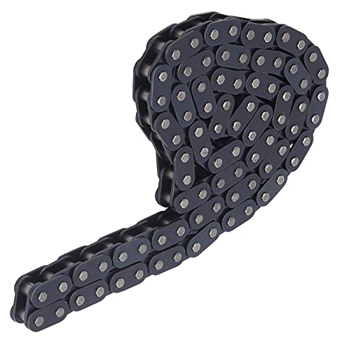 T8F-Kette, Hochsteife, Verstärkte Struktur, Starke Schlagfestigkeit, Korrosionsbeständige, Verschleißfeste Stahlkette für Dirt Quad 47 Cc 49 Cc Minimoto Pocket Bikes Zubehör