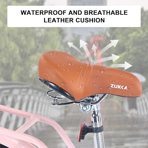 Bggfnz Beach Cruiser Bike For Women, 24 Inch Bikes For Women, 7 Speed Complete Cruiser Bikes Womens Bicycle For Adults thumb #5