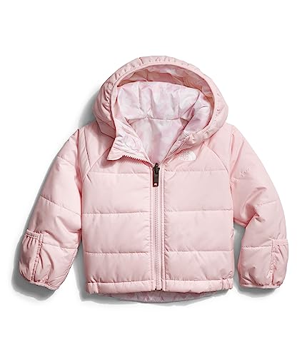 Image of THE NORTH FACE Reversible Perrito Hooded Jacket (Infant) Purdy Pink 0-3 Months