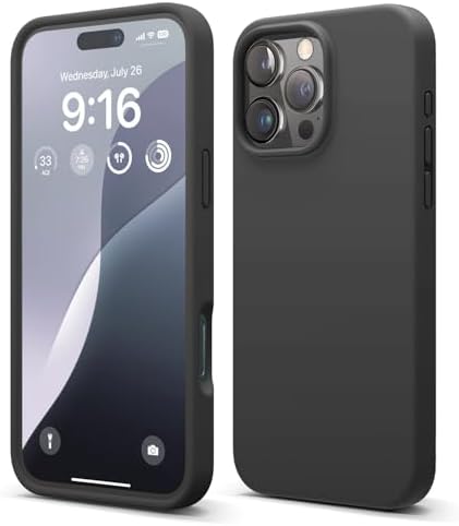 Per IPhone 16 17 Cover In Silicone Nero Solido Bianco Verde Rosso Morbido In Silicone Per IPhone 15 Pro Max Custodia Protettiva Antiurto - Foto 6