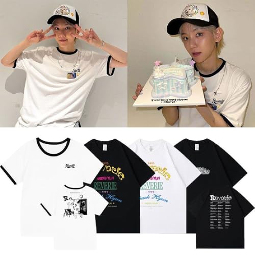 EXO Tshirt Baekhyun 2025 Reverie World Tour T - Shirt Cotton - Kpop Concert Merch for EXO - Ls2