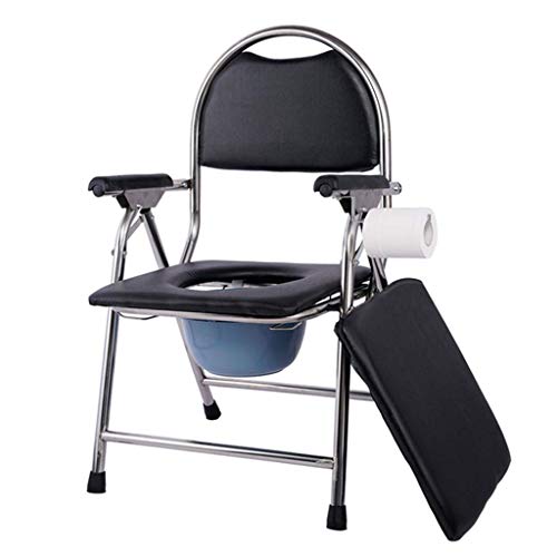Commode de chevet avec seau de récupération pour limiter les efforts nocturnes