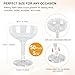 XIRUOXINKEMAO 50 PCS champagne tower glasses, 5 oz disposable martini and champagne glasses plastic, plastic coupe glasses, disposable champagne glasses for Weddings & parties
