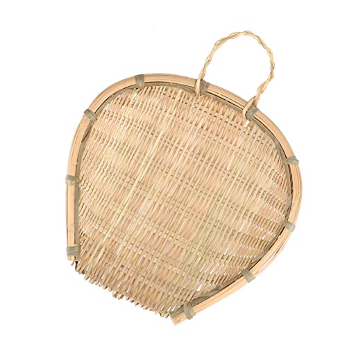 CIYODO 1Pc DIY Container Basket Use Candy Wall Open Noodles for Fruits Hanging Organizer Food and Made Table Pain Fait Main Plateau De Stockage Naturel Paniers À Main Rotin Tissé