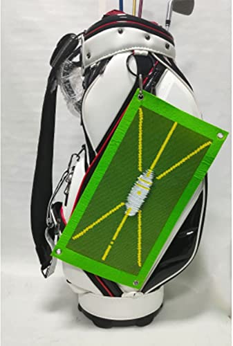 Golf Swing Training Mat With Swing Detection, Clearly Shows Path Of Swing, Golf Training Aid Equipment, Advanced Golf Training, Indoor/Outdoor Swing Detection And Path Feedback Mat (Color: Green) #TOP5