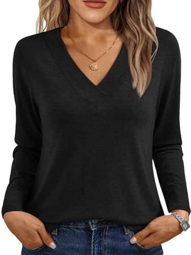 AUTOMET Winter Clothing Womens Tops Casual Top...