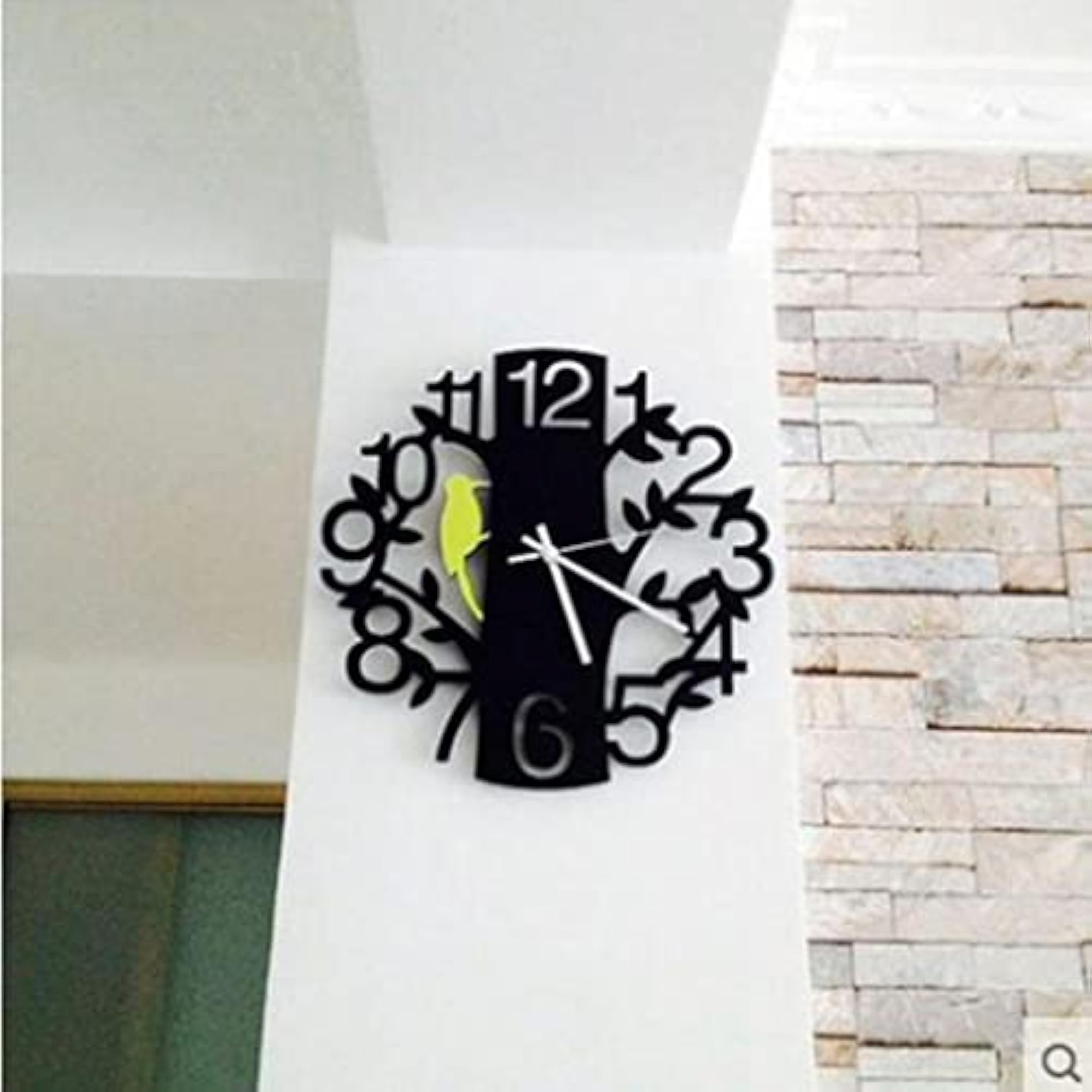 Tree Shaped Wall Clock, Decorative Quartz Clock