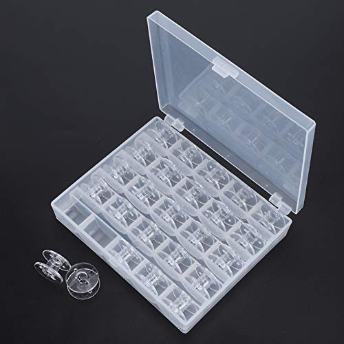 Bobina vacía de plástico resistente y transparente para accesorios 4