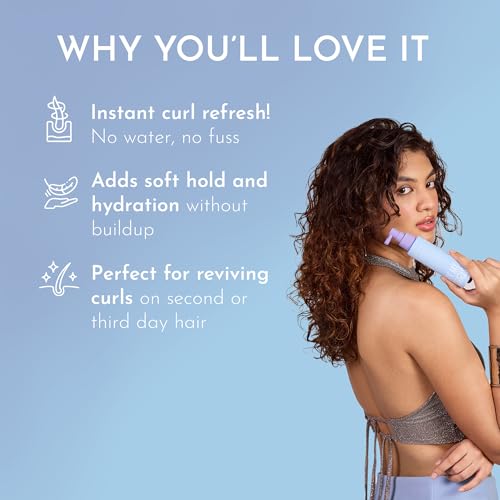 Image of Fix My Curls Curl Gelly Activator Spray No-Water Curl Refresher with Avocado Oil, Lightweight for Hydration & Definition For All Hair Textures (100ml)