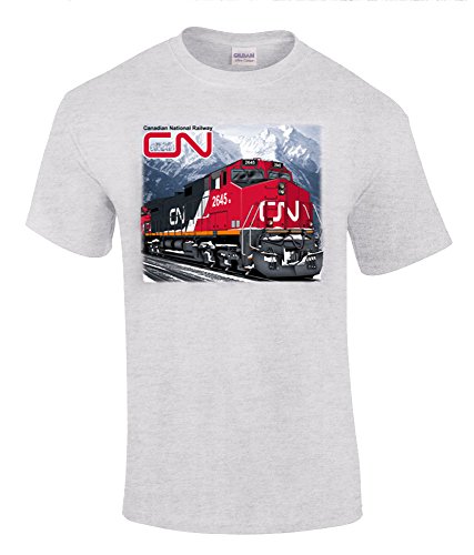Canadian National C44-9W Authentic Railroad T-Shirt Tee Shirt [75