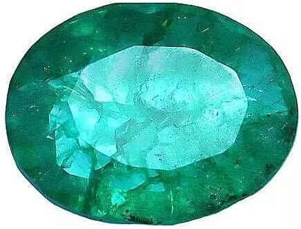 Natural 9.00 Ct Colombian Green Emerald Oval Cut Loose Gemstone GGi Certified Collectible Gem Stone Perfect for Creating Custom Jewelry Pieces Necklaces, Bracelets, and Rings