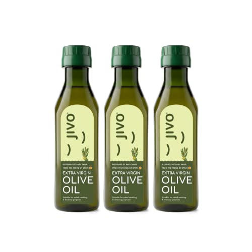Image of Jivo Extra Virgin Olive Oil 200 ML Pet Bottle | Imported from Spain | Contains Vitamin E | Low in Saturated Fat | Natural Cooking Oil | Ideal use for Dressings, Salad and Soups, Dips & Marinades.