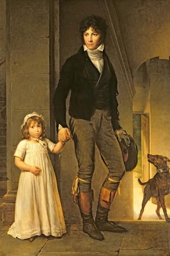 Toile Isabey et sa Fille par Gérard : Rompez la Monotonie de votre Bureau
