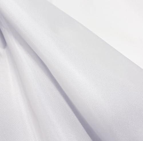 A-Express Waterproof Polyester Fabric 5oz Gaiters Material Outdoor Camp Tent Cover Banners Flags - White 5 Meters (500cm x 150cm) - Image 2