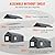 VEVOR Carport 12'x20' Portable Garage, Extra Large Car Port Canopy with Roll-up Ventilated Windows, Removable Sidewalls, Waterproof UV Resistant All-Season Tarp for SUV, Truck, Pickup, Boat