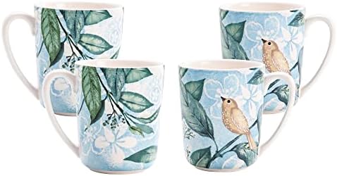Bico Lemon Dreams Ceramic Mugs, Set Of 4, For Coffee, Tea, Drinks, Microwave - View #7