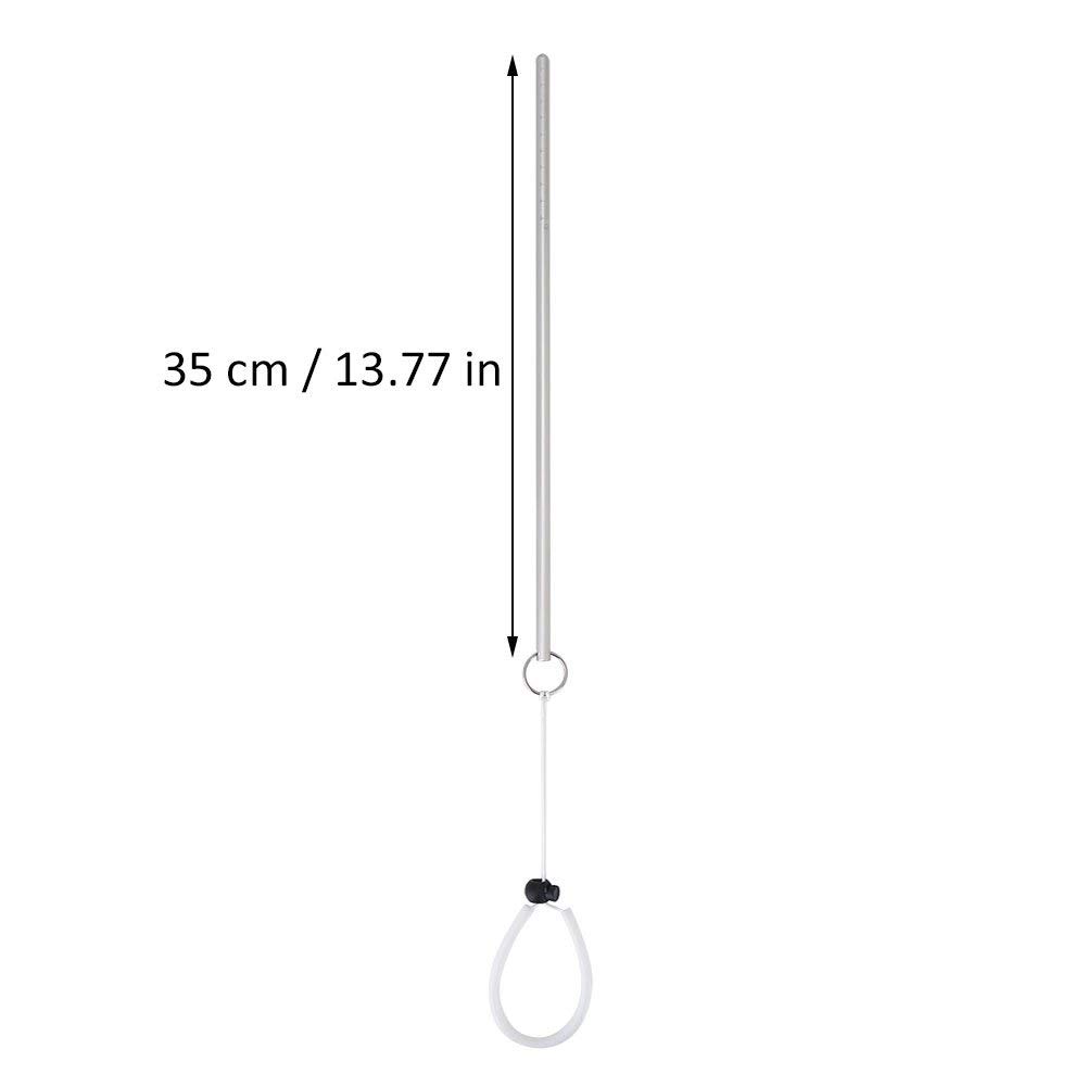 VGEBY1 Immersione Puntatore Bastone, Puntatore in Metallo Subacqueo Bastone da Sub con Impugnatura da Sub per Appassionati di Immersioni(Argento) Forniture per Il Nuoto