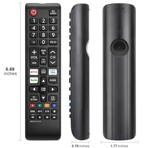 Télécommande pour Smart TV Samsung lot de 4 commandes universelles de remplacement
