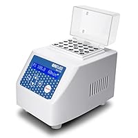 ONiLAB Mini Dry Bath Inkubator,15 x1,5 ml Aluminium Heizblock, LCD Display, Timer Control,UP to 100C, 0,5C Genauigkeit,9 Programme im Speicher, Schnellkalibrierungsfunktion