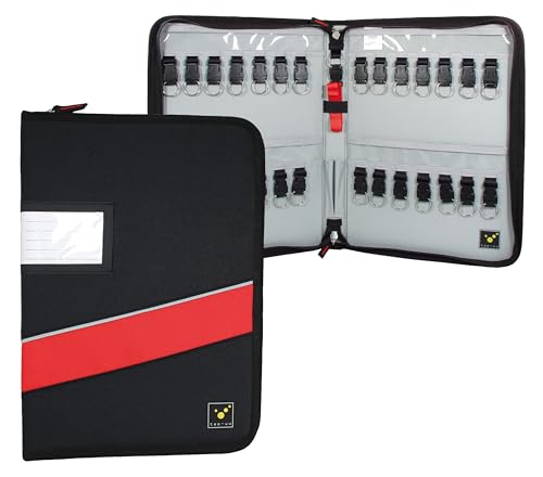 tee uu KEYSAFE XL y KEYSAFE XL plus, rojo/negro, 27,5 x 38,5 x 4cm, Casual