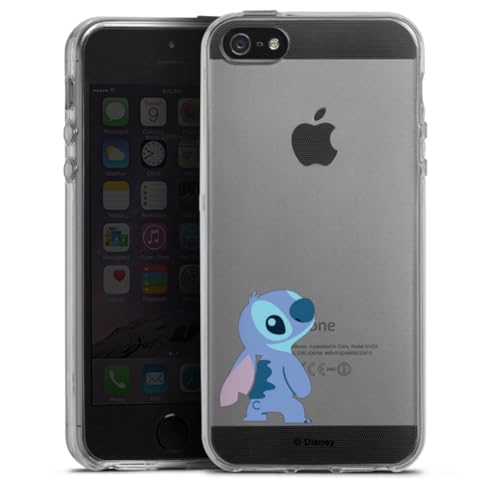 Silicone Case Compatible with Apple iPhone SE (2016-2019) Case Transparent Mobile Phone Case Lilo & Stitch Fan Item Disney Silicone Case Compatible with Apple iPhone SE (2016-2019) Case Transparent Mobile Phone Case Lilo & Stitch Fan Item Disney