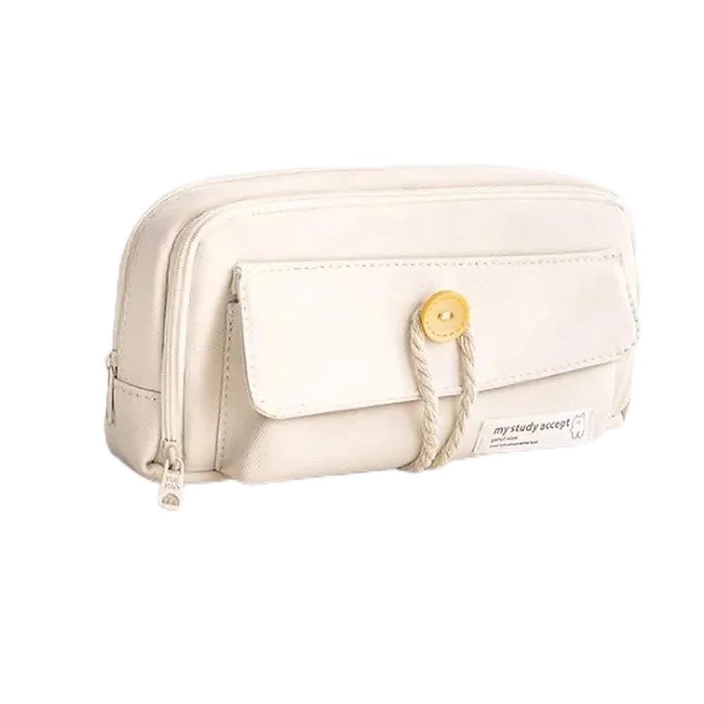Pencil Case, Large Capacity with 4 Compartments, Cute Design for Girls, Teenage Adults